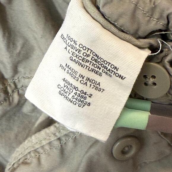 GAP Y2K 2007 Convertible Parachute Cargo Pants Khaki Drawstring Baggy Womens XXL - Picture 7 of 14